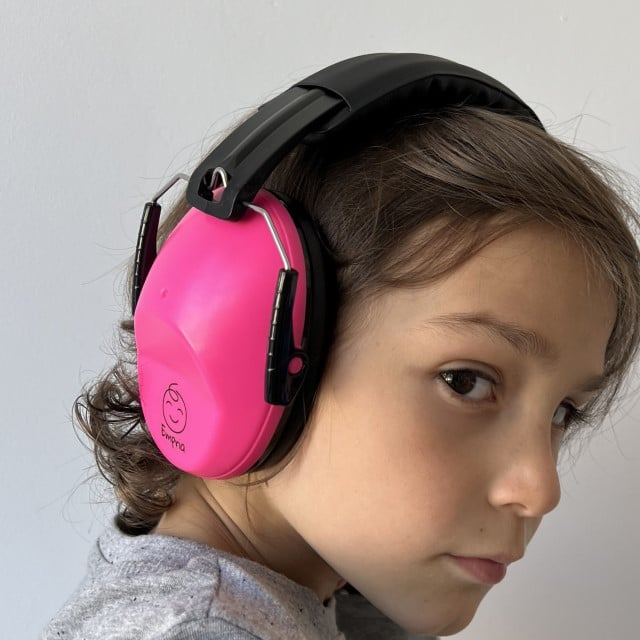 Casti antifonice pentru copii Vivid Slim, model ajustabil, Empria, PinkPulse