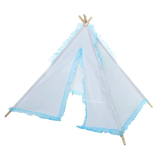 Cort de joaca pentru copii, cort teepee, stil indian, Empria, 110x110x110 cm, Diverse culori [3]