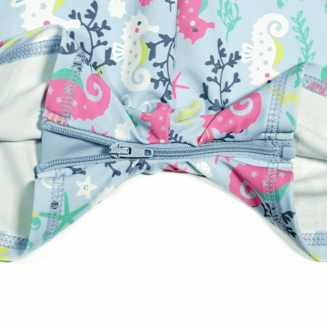 Costume de baie inot pentru bebelusi si copii, protectie soare upf50+, sea horse, marimea 0