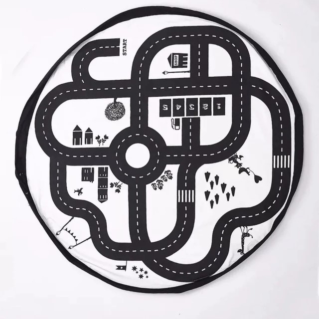 Covoras de joaca si saculet de jucarii 2 in 1 - ROADMAP Drool [4]