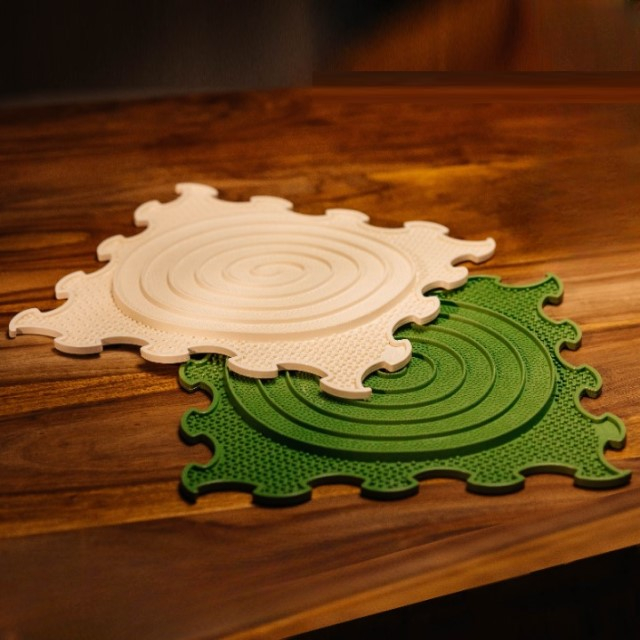 Covoras ortopedic, senzorial, set puzzle, 2 piese [3]
