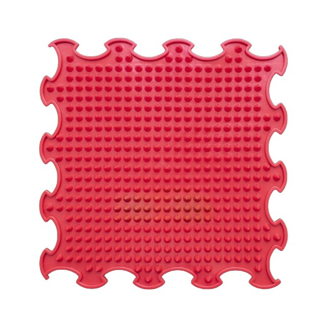 Covoras ortopedic, senzorial, set puzzle, 9 piese cu diferite texturi, Stimulative Rainbow [13]