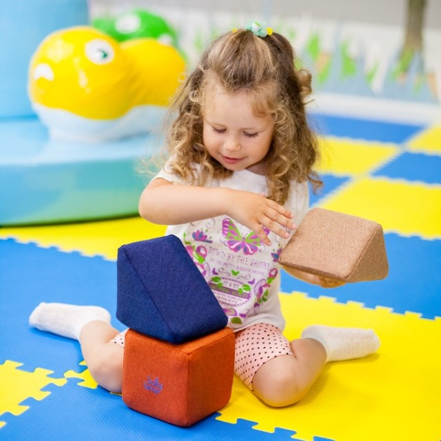 Cuburi Magnetice de joaca, JollyHeap BASIC, 100 cuburi - 2 forme, Diverse culori [13]