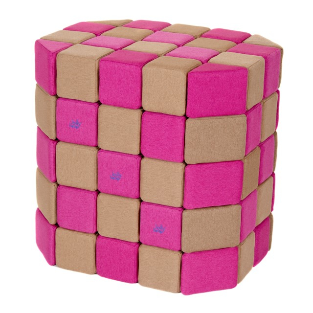 Cuburi Magnetice de joaca, JollyHeap BASIC, 100 cuburi - 2 forme, Diverse culori [2]