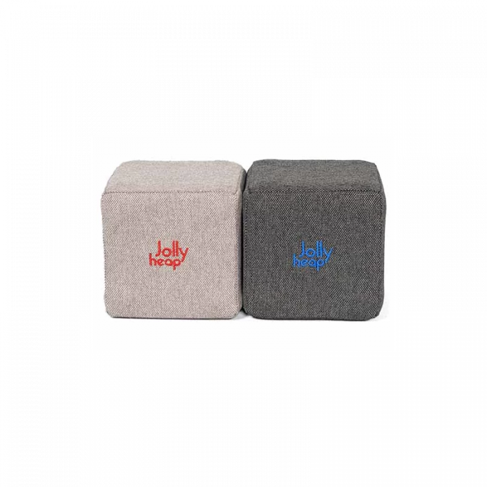 Cuburi Magnetice de constructie, JollyHeap Mini, 24 cuburi, Gri-Gri Inchis