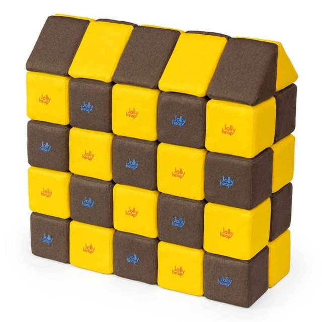 Cuburi Magnetice, JollyHeap MEDIUM, 50 cuburi,  Diverse culori [3]