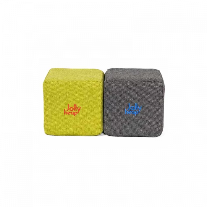 Cuburi Magnetice pentru construit, JollyHeap Pixi, 12 cuburi, Verde-Gri Inchis