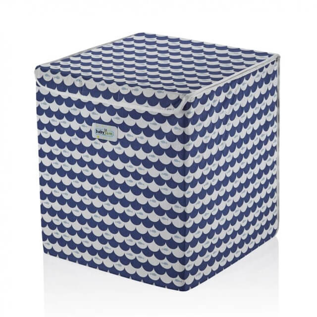 Cutie multifunctionala pentru depozitare babyjem, indigo