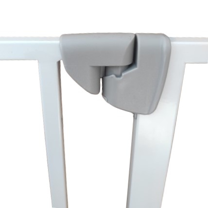Gard de protectie copii, pentru usi si scari, montaj prin presiune, dimensiune reglabila 71-77 cm, Empria, Alb [11]