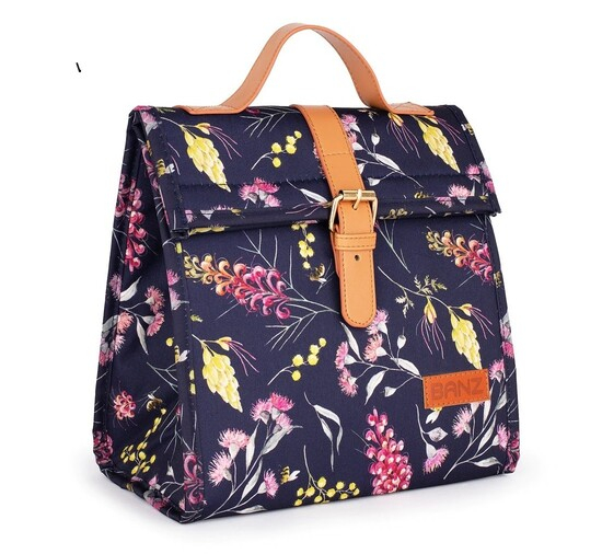 Geanta pentru Picnic, Cooler Bag, Mica, Flori