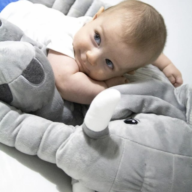 Jucarie din plus elefant Elephant Grey [3]