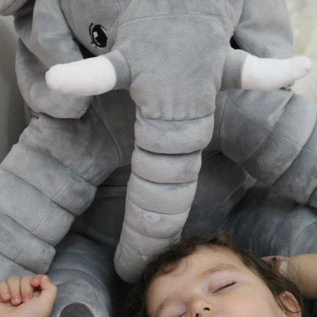 Jucarie din plus elefant Elephant Grey [5]