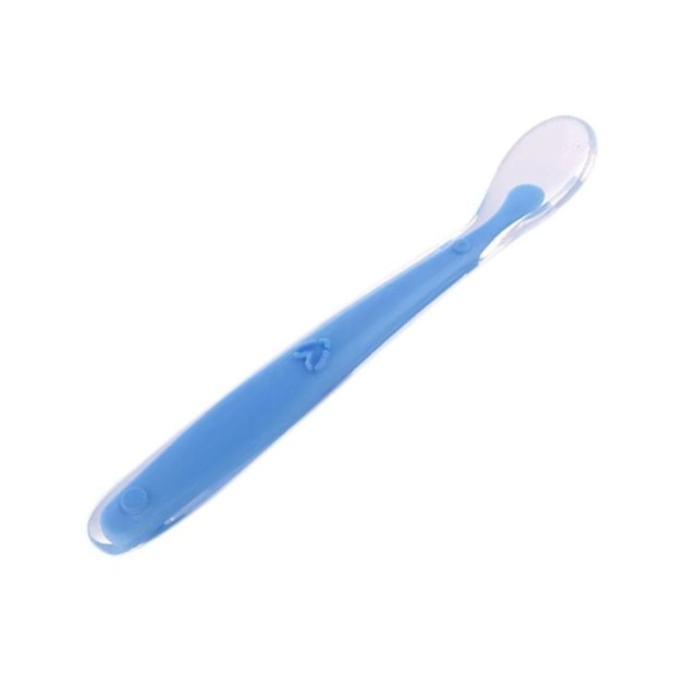 Lingurita flexibila, silicon, bebelusi, Empria, Albastru [6]