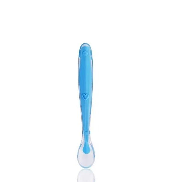 Lingurita flexibila, silicon, bebelusi, Empria, Albastru [3]