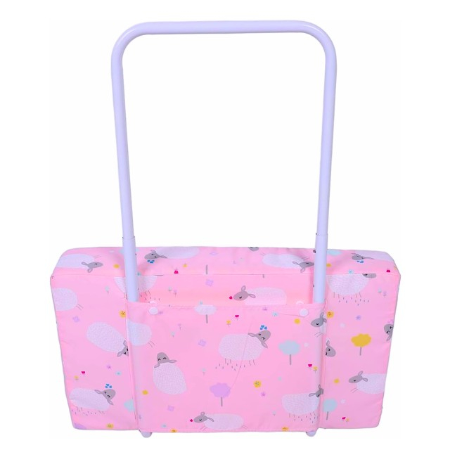 Mini-Bumper protectie pat, 60(L)x56(H) cm, Roz [4]