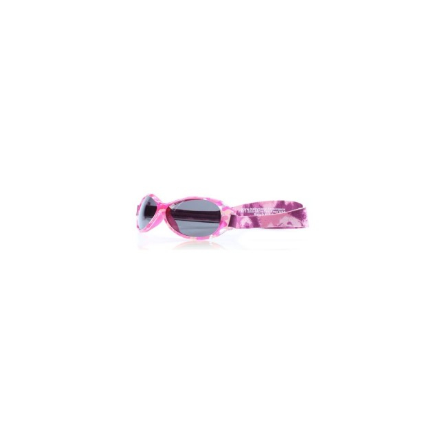 Ochelari de Soare pentru Bebelusi, 0-2 ani, Retro, Oval Pink Diva