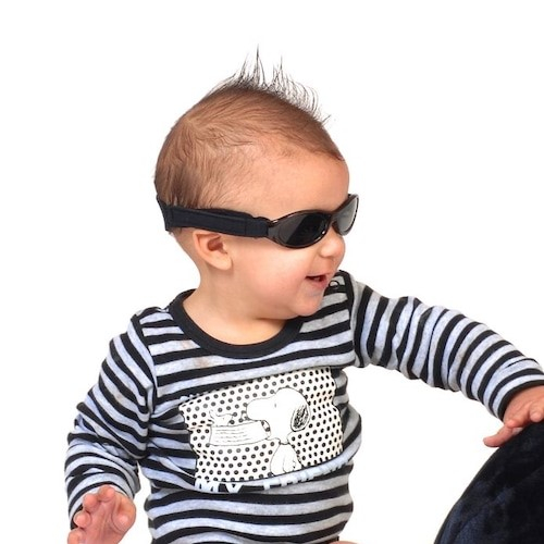 Ochelari de Soare pentru Bebelusi, Bubzee, 0-2 ani, Onix Black Ochelari de Soare pentru Bebelusi, Bubzee, 0-2 ani, Onix Black