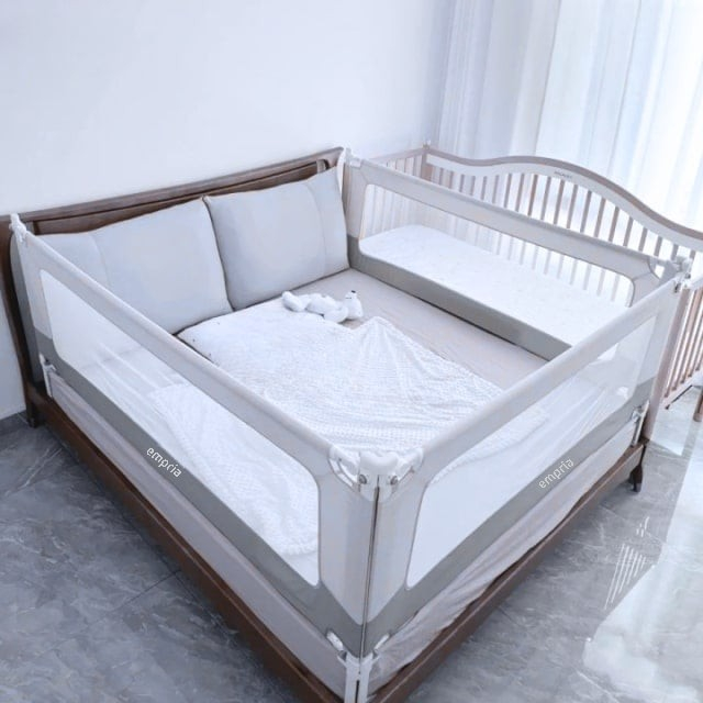 PACHET 4 Bariere Protectie Pat 150x200 cm, Transformabile in Tarc de joaca [12]