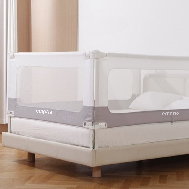 PACHET: 3 Bariere protectie pat copii, cu siguranta dubla, pat de 150x200 cm [9]