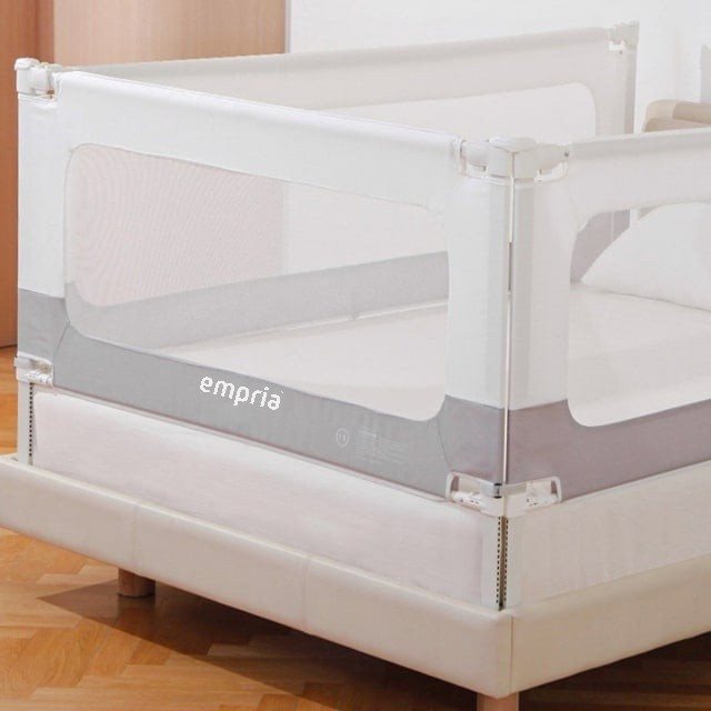 PACHET: 3 Bariere protectie pat copii, cu siguranta dubla, pat de 150x200 cm [8]