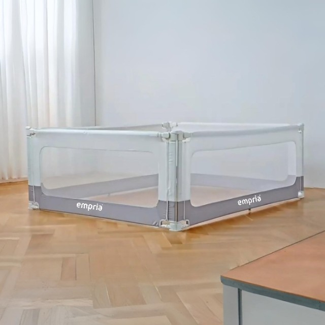 PACHET 4 Bariere Protectie Pat 200x200 cm, Transformabile in Tarc de joaca [6]