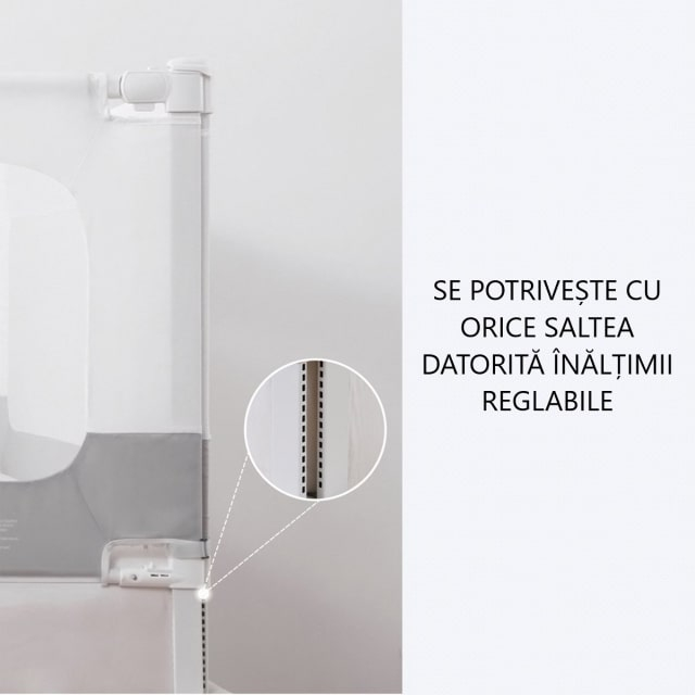 PACHET 4 Bariere Protectie Pat 200x200 cm, Transformabile in Tarc de joaca [17]