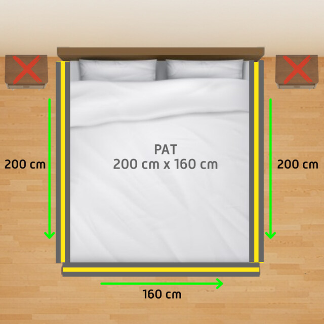 PACHET: 3 Bariere protectie pat copii, Rabatabile, pat de 160x200 cm [3]
