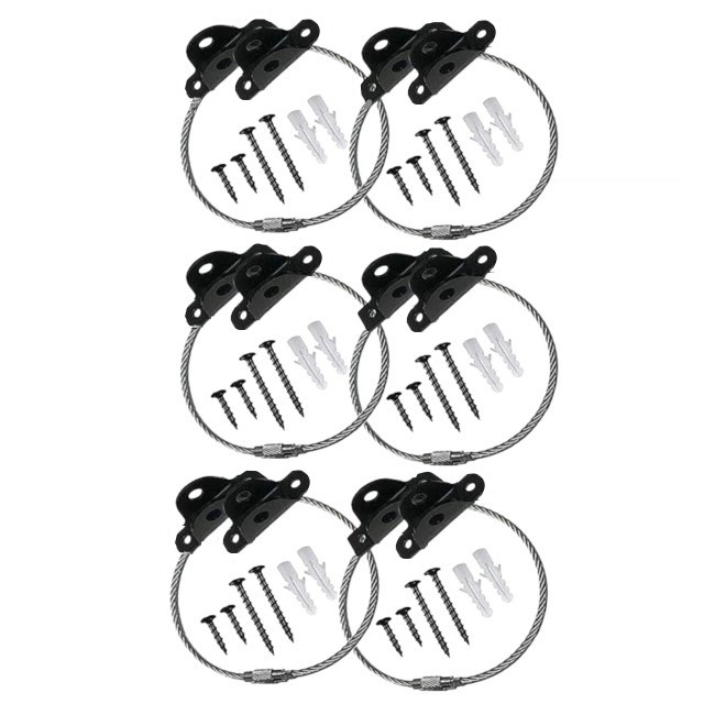 Pachet 6 kituri anti-rasturnare mobilier, protectie copii, protectie cutremur, Empria, Diverse culori [2]