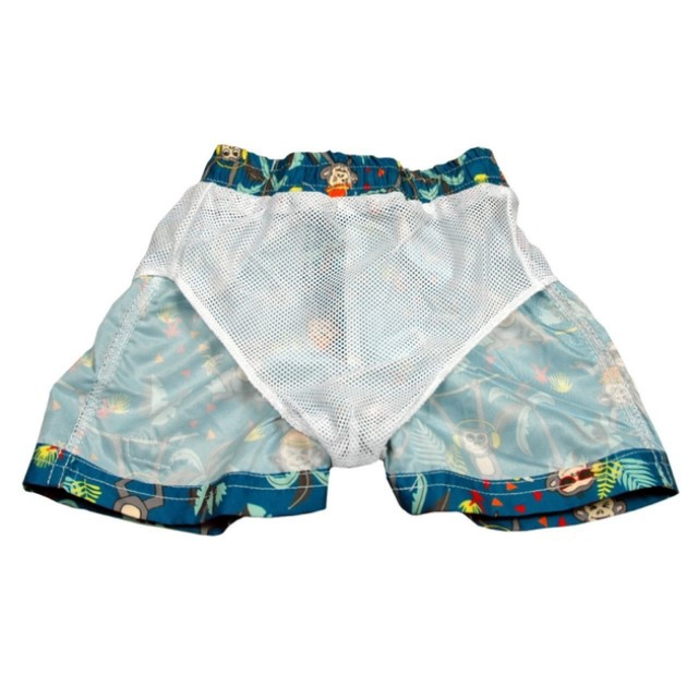 PACHET: BERMUDE +  BLUZA CU MANECA LUNGA, Petrol Jungle, Marimea 8 [13]