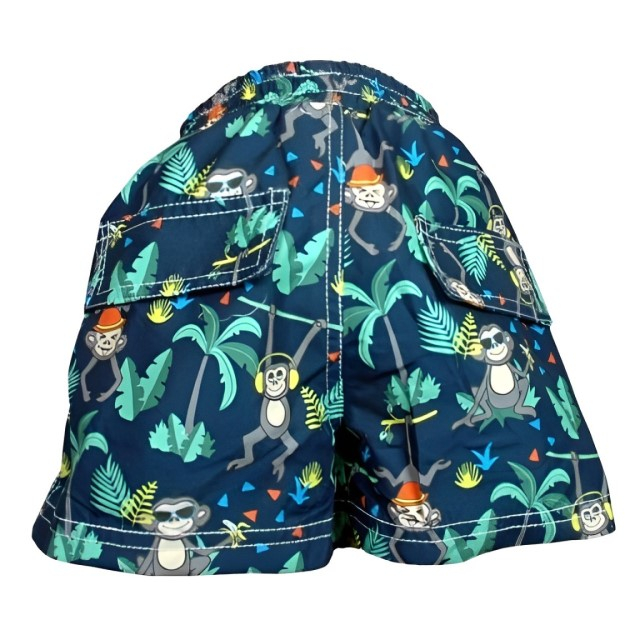 PACHET: BERMUDE + BLUZA CU MANECA LUNGA, Navy Jungle, Marimea 2 [6]