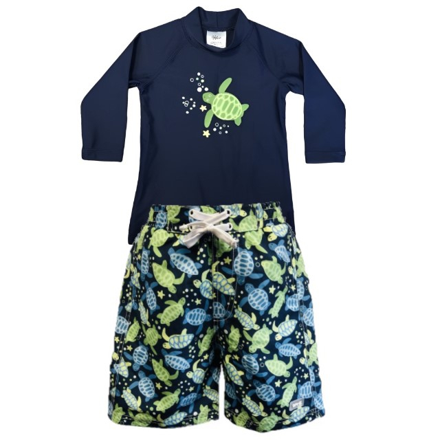 PACHET: BERMUDE + BLUZA CU MANECA LUNGA, Turttle, Marimea 2 [2]