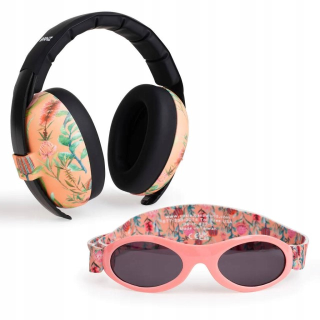 Pachet Combo, Casti Antifonice Banz bebe + Ochelari de Soare Protectie UV, 3 - 36 luni, Diverse modele [6]