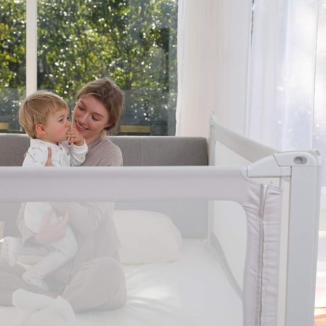 PACHET PREMIUM: 2 Protectii laterale pat, XXL de dimensiuni 200x200 cm + Set Conectori [3]