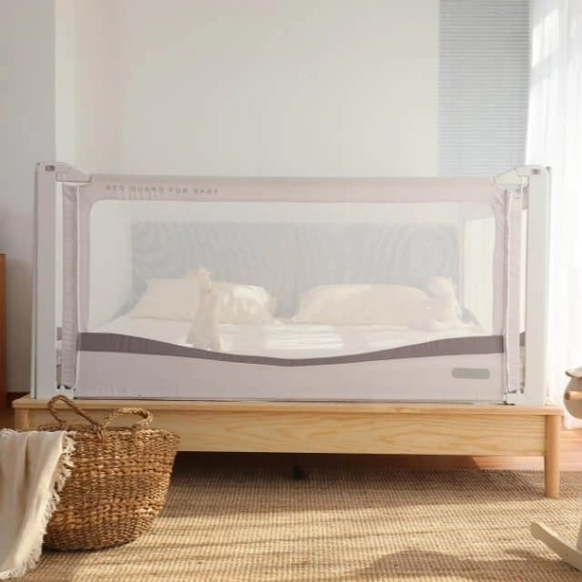 PACHET PREMIUM: 3 Protectii laterale pat, XXL de dimensiuni 150x200 cm + 2 Seturi Conectori [14]