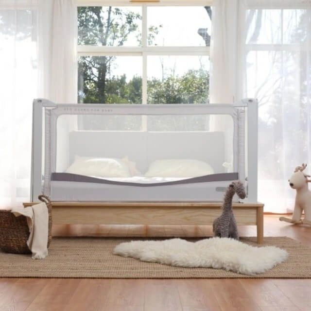PACHET PREMIUM: 3 Protectii laterale pat, XXL de dimensiuni 150x200 cm + 2 Seturi Conectori [10]
