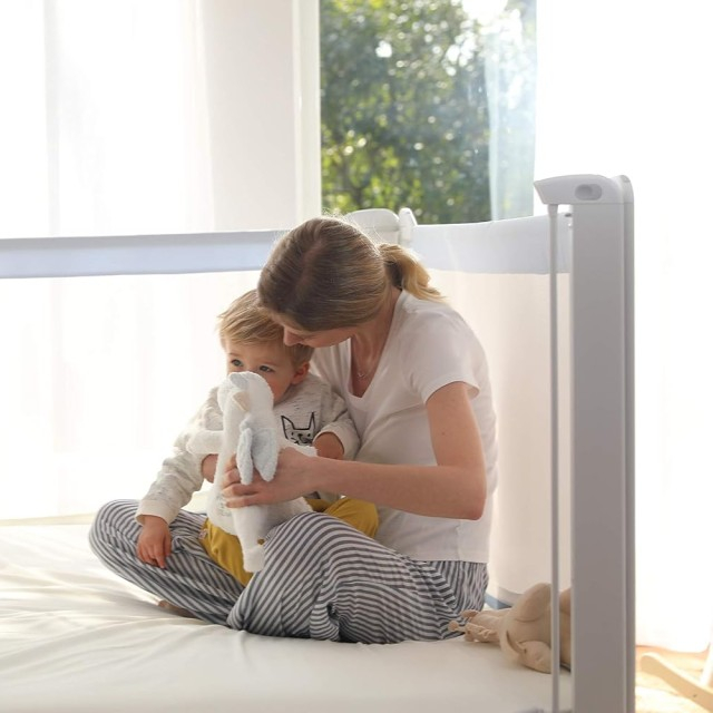 PACHET PREMIUM: 2 Protectii laterale pat, XXL de dimensiuni 150x200 cm + Set Conectori [13]