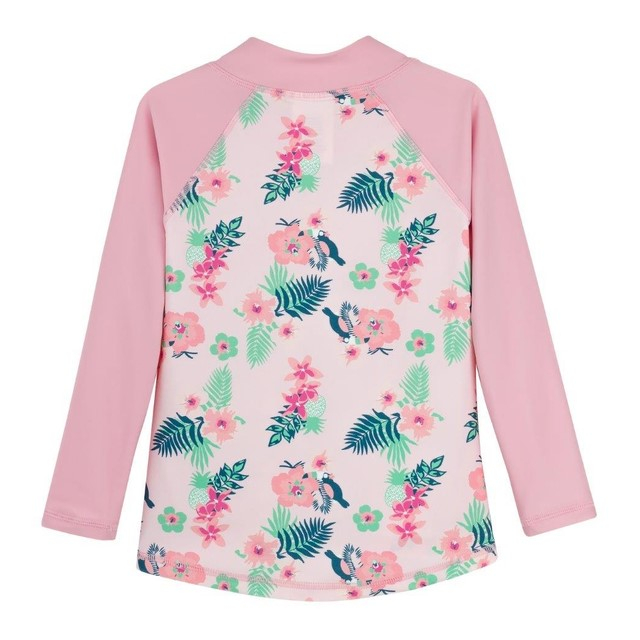 PACHET: SLIP + BLUZA, Floral Pink, Marimea 6 [9]