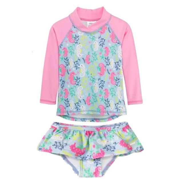 PACHET: SLIP + BLUZA, Sea Horse, Marimea 6 [4]