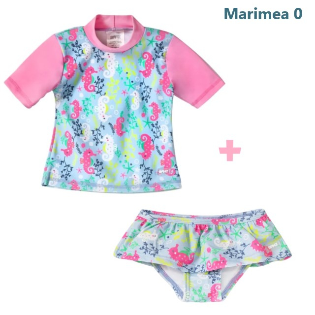 PACHET: SLIP + TRICOU, Sea Horse, Marimea 0