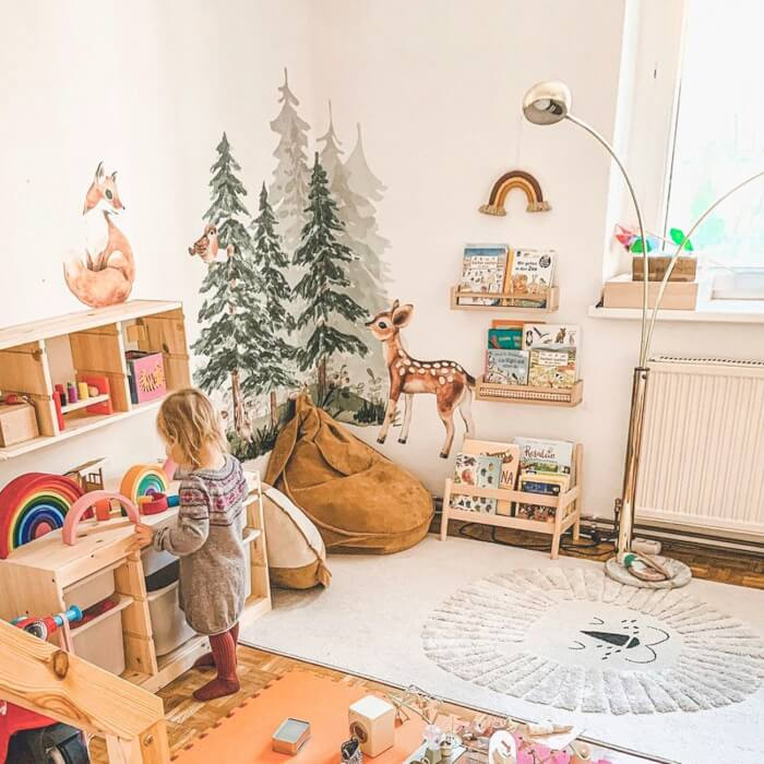 Padure plina cu animale - autocolante pentru copii, Diverse modele [6]