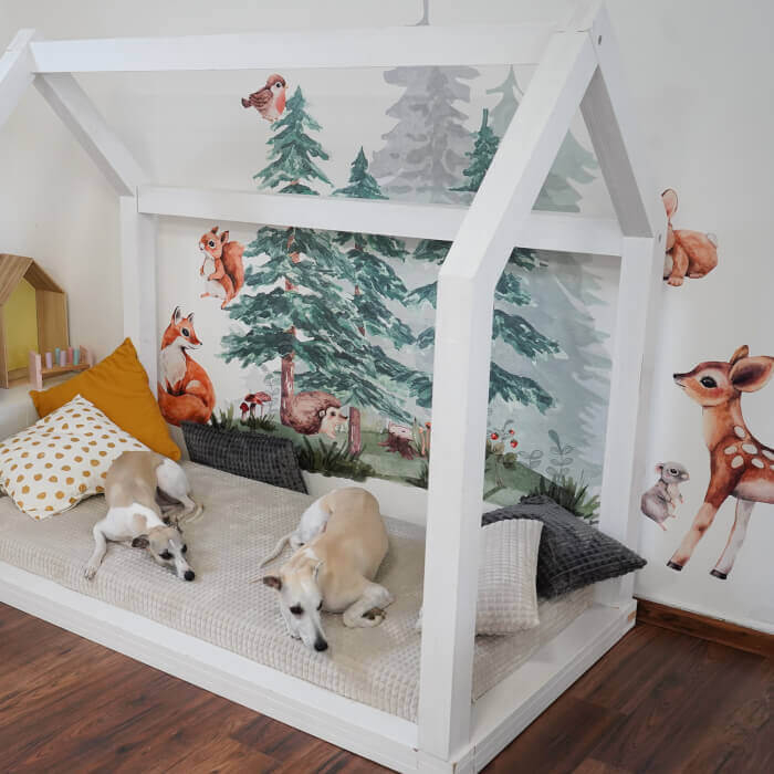 Padure Plina de Animale - Stickere pentru Pereti pentru Copii 2,  H 162 x l 213 cm [4]