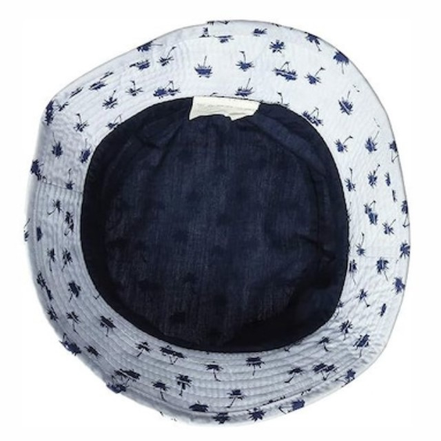Palarie Copii Bucket, Protectie Soare UPF50+, Light Palm Tree, Diverse marimi [2]