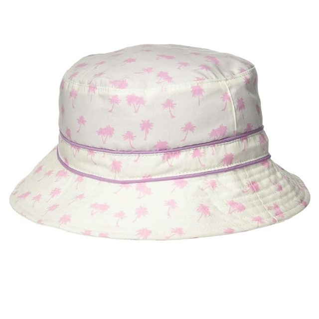 Palarie Copii Bucket, Protectie Soare UPF50+, White Palm Tree, Diverse marimi [3]