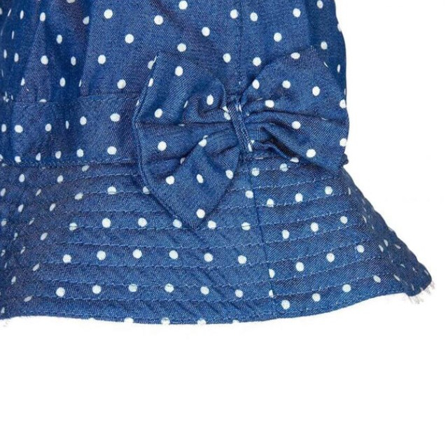 Palarie Copii Bucket, Protectie Solara UPF50+, Blue Dots, Diverse marimi [4]