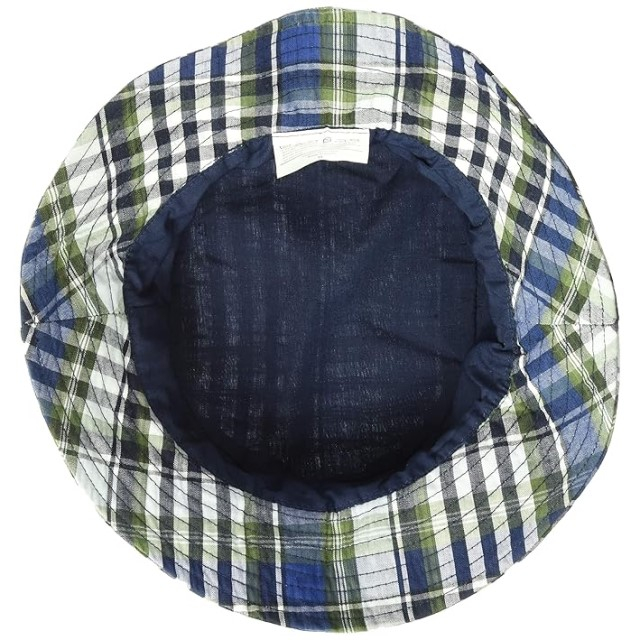Palarie Bebelusi Bucket, Protectie Solara UPF50+, Navy Check, 6 - 24 luni [2]