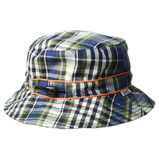 Palarie Copii Bucket, Protectie Solara UPF50+, Navy Check, Diverse marimi