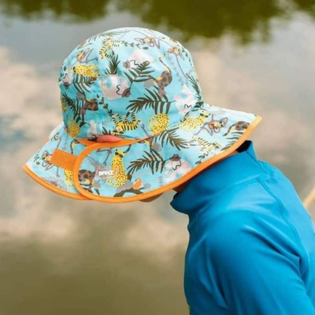 Palarie Bebelusi Reversibila, Protectie Solara UPF50+, Jungle Light, 0 - 2 ani [3]