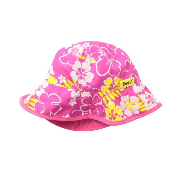 Palarie Copii Reversibila, Protectie Soare UPF50+, Floral Pink, Diverse marimi