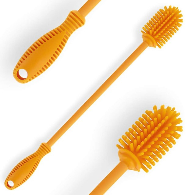 Perie din silicon pentru biberoane, sticle, pahare, fara BPA, sterilizabila, Empria, Diverse culori [4]