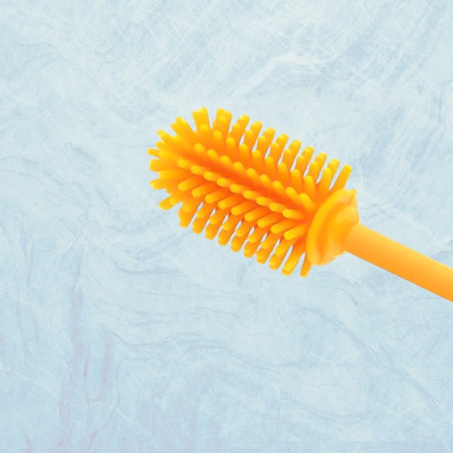 Perie din silicon pentru biberoane, sticle, pahare, fara BPA, sterilizabila, Empria, Diverse culori [2]